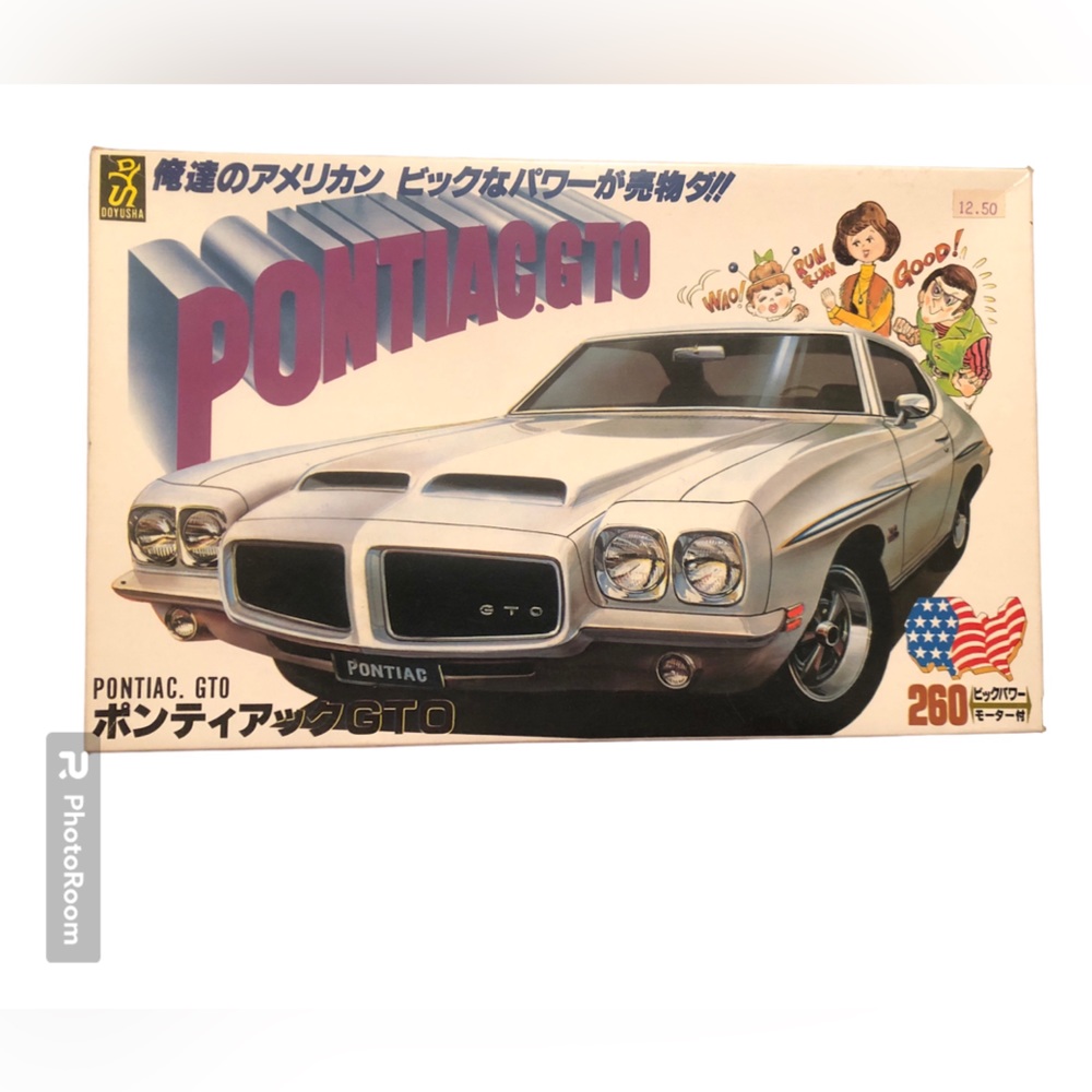 1971 Pontiac GTO JUDGE motorized model kit Hard to find collectible Doyusha 50+